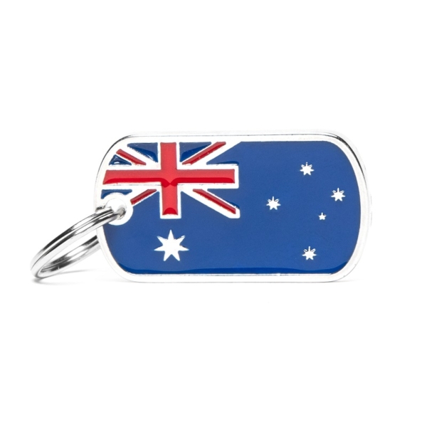 MyFamily Australian Flag Tag