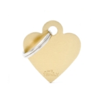 MyFamily Heart Gold & Chrome Tag